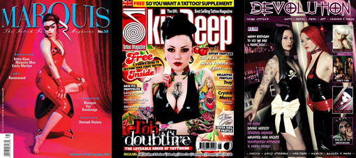Jane Doe in magazines